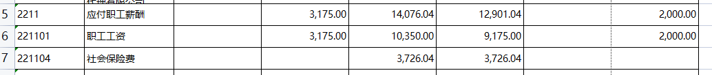 请帮我看下呢，这个是截止到4月份的余额表
下面一张是截止到5月份的