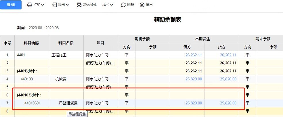 就是这个吊篮我上个月付了1万，这个月我要付了15820元，为什么本期发生是25820了