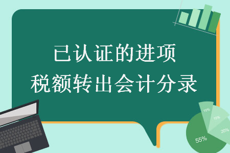 已认证的进项税额转出会计分录